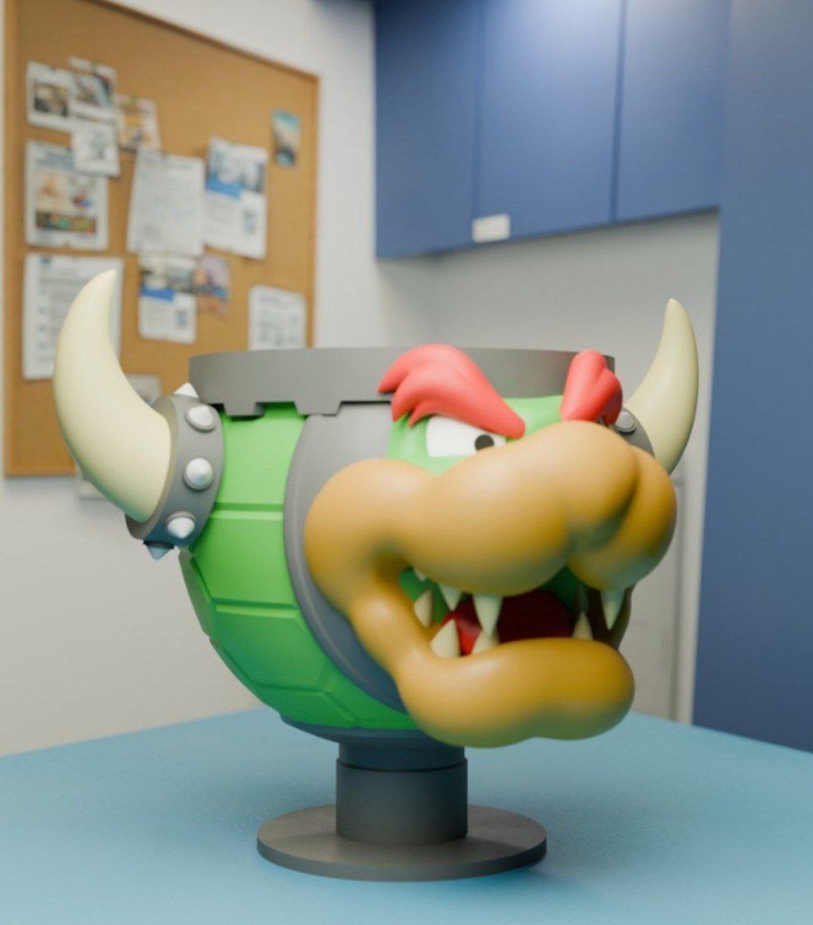 [BN3D-000690] Mario Bowser Mug