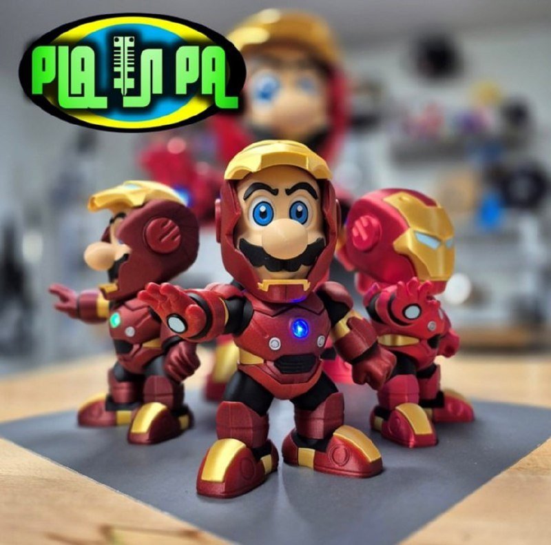Iron Mario Both Sizes