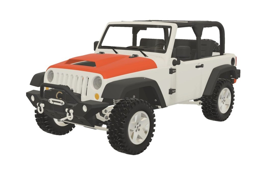 [BN3D-000719] Capó con toma de aire para Rancher 4x4 Modelo 1, 2, 6