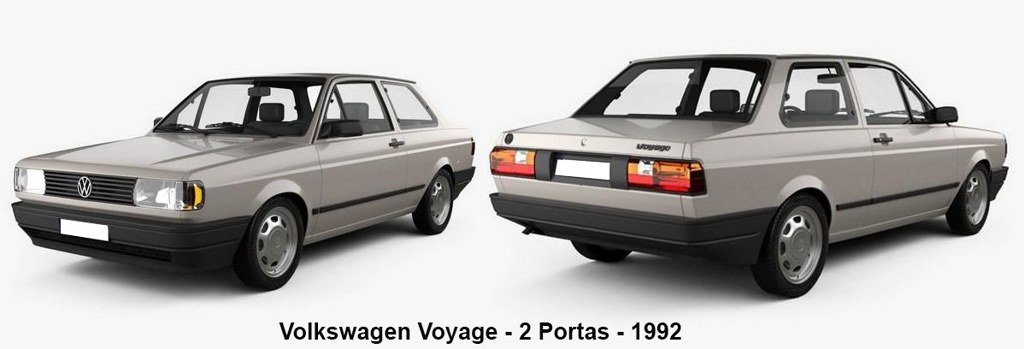 [BN3D-000728] Volkswagen Voyage 2 Puertas