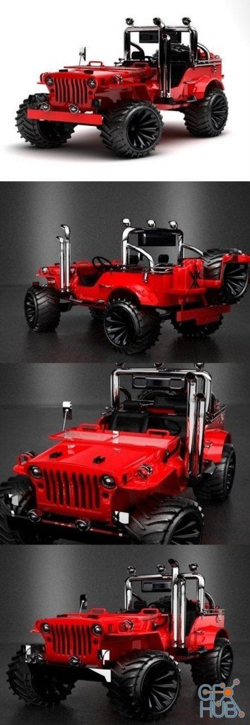 [BN3D-000757] Jeep Rubicon LP