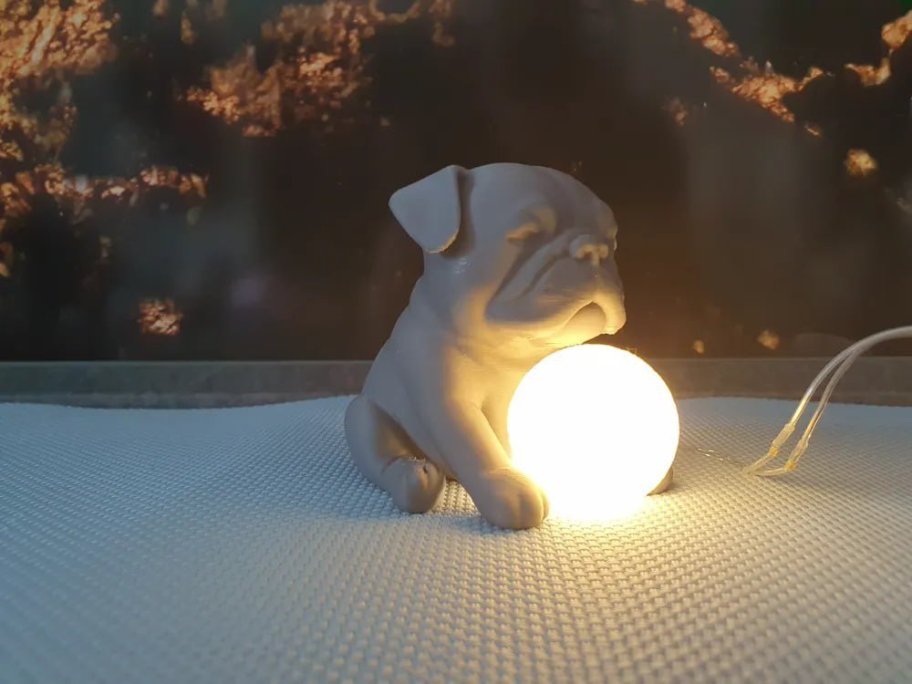 [BN3D-000812] Lámpara bulldog Staffbull