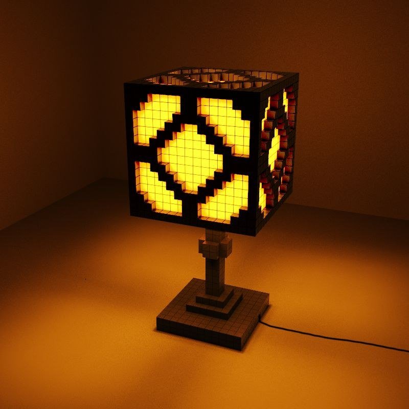 [BN3D-000840] Lámpara Redstone de Minecraft
