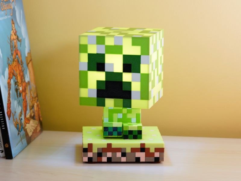 [BN3D-000841] Lámpara Creeper de Minecraft