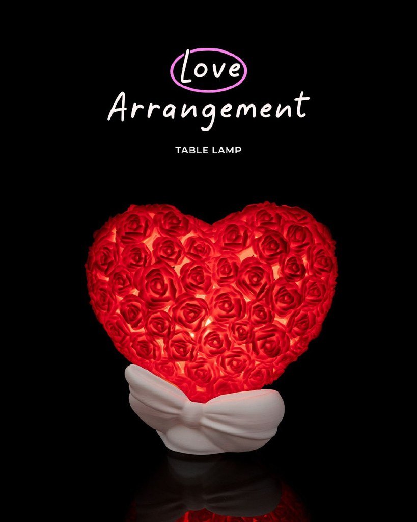 [BN3D-000848] Lámpara de mesa Love Arrangement