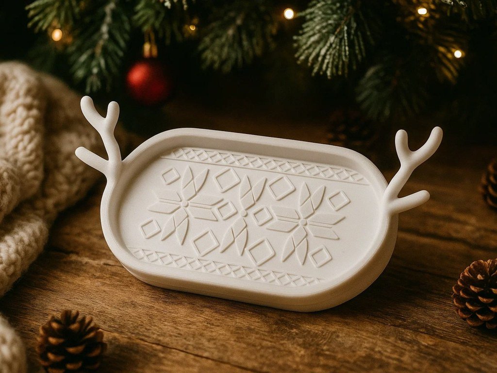 [BN3D-000893] Bandeja festiva de astas de ciervo