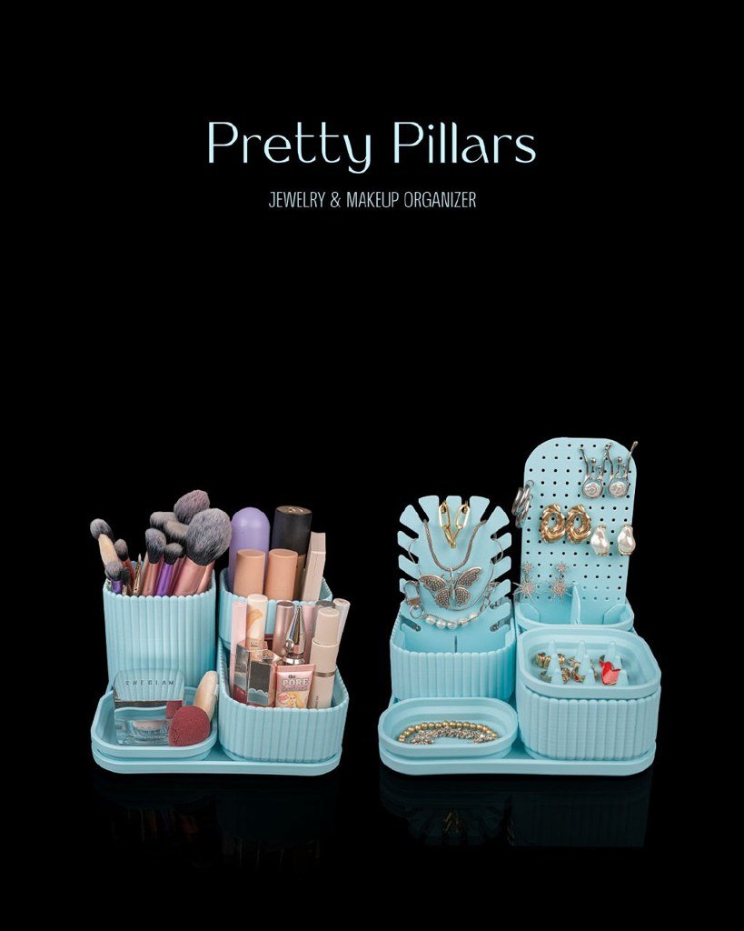 [BN3D-000932] Pretty Pillars organizador de joyas y maquillaje