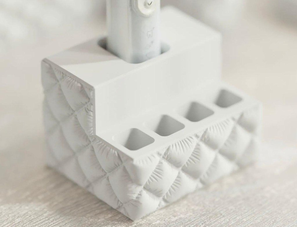 Soporte para cepillos de dientes doble