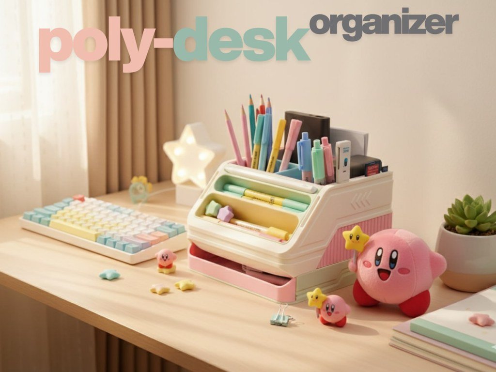 [BN3D-000969] Organizador de escritorio Poly-Desk