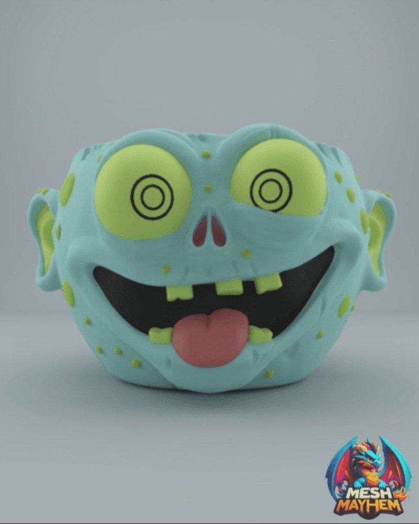 [BN3D-000980] Mini bowl de caramelo zombie
