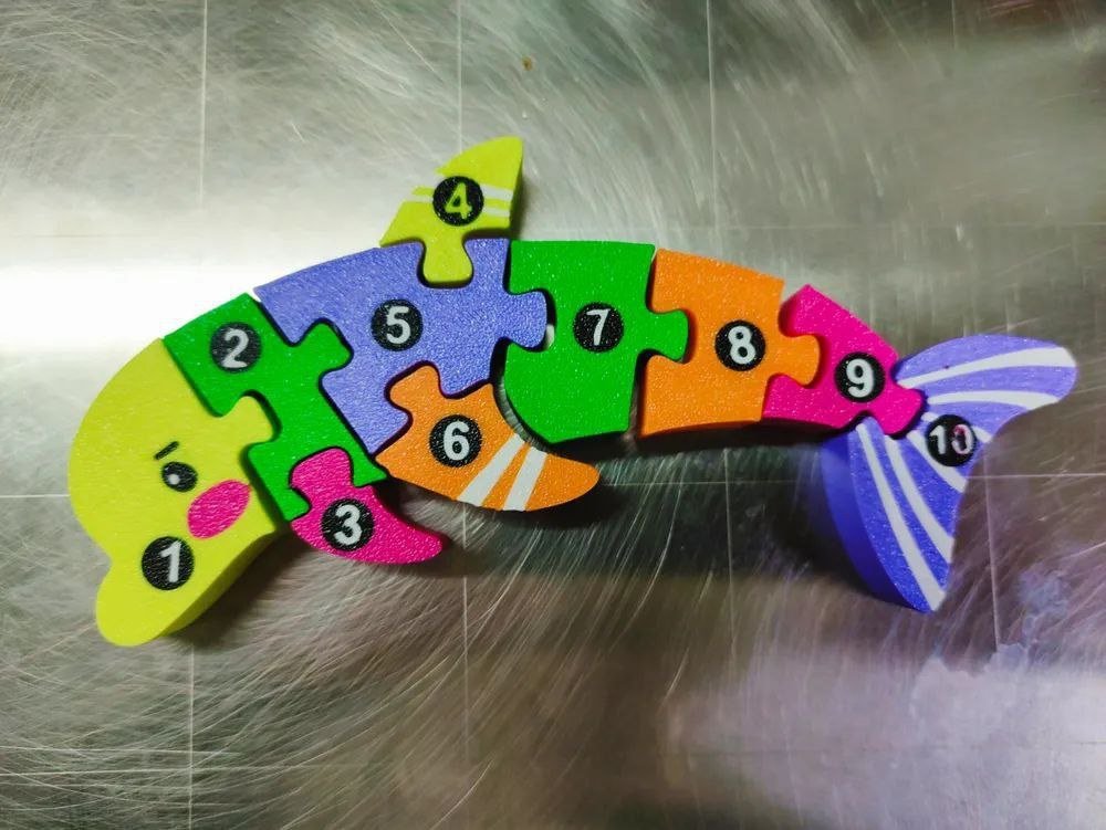Puzzle de delfín Montessori