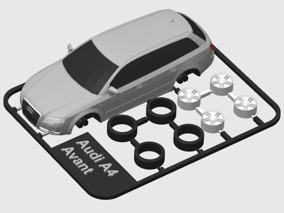 [BN3D-001099] Audi A4 Avant Kit Card