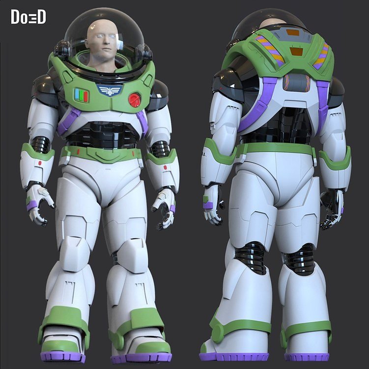 [BN3D-001101] Buzz Lightyear set completo de armadura