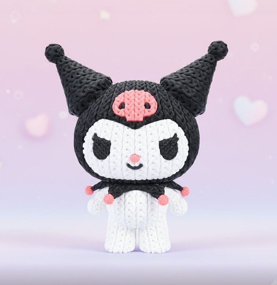 Kuromi tejido multipart