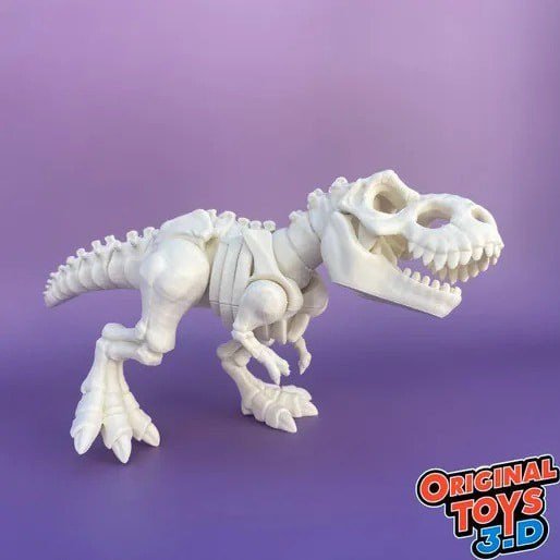 [BN3D-001145] T-Rex esqueleto articulado flexi