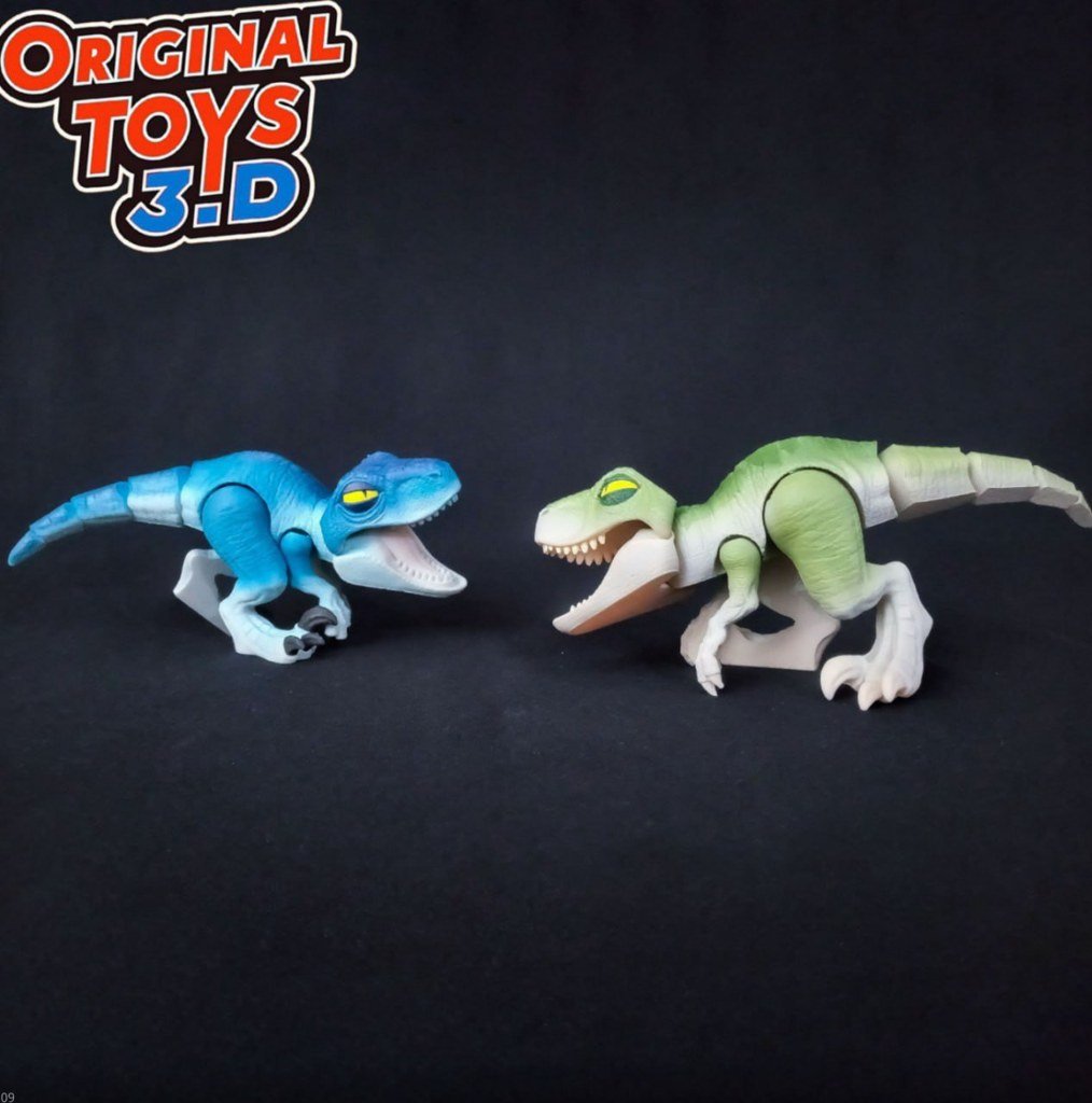[BN3D-001149] Dino Velociraptor Flexi