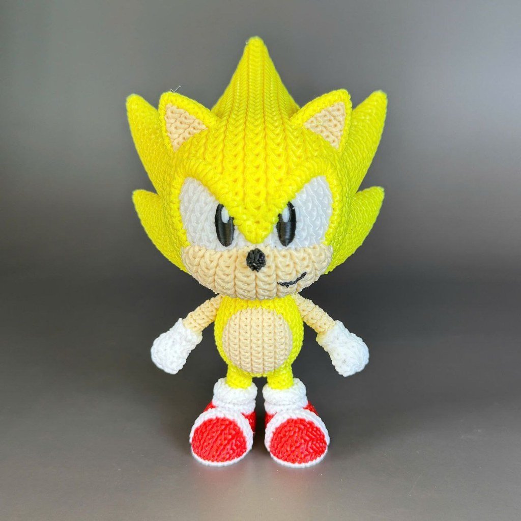 [BN3D-001219] Super Sonic tejido a crochet
