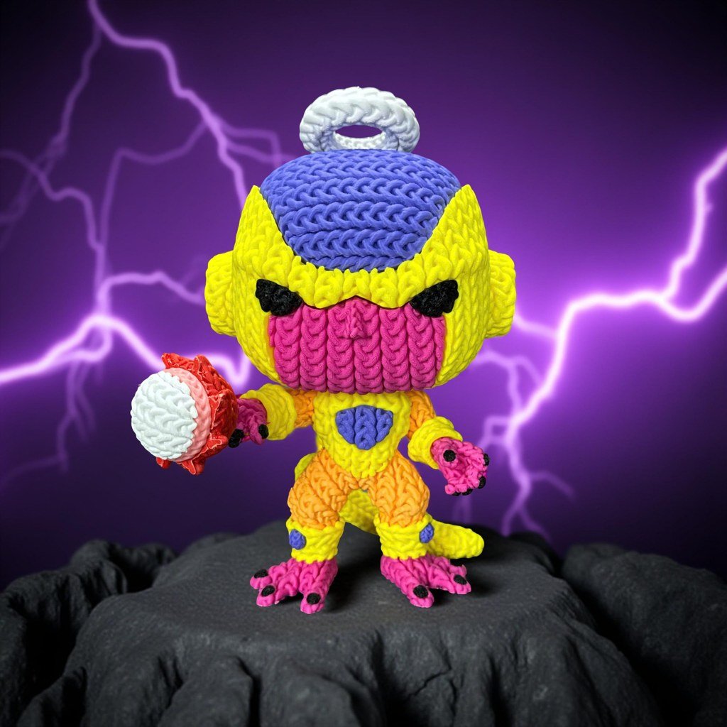 [BN3D-001242] Golden Frieza Tejido Multipartes