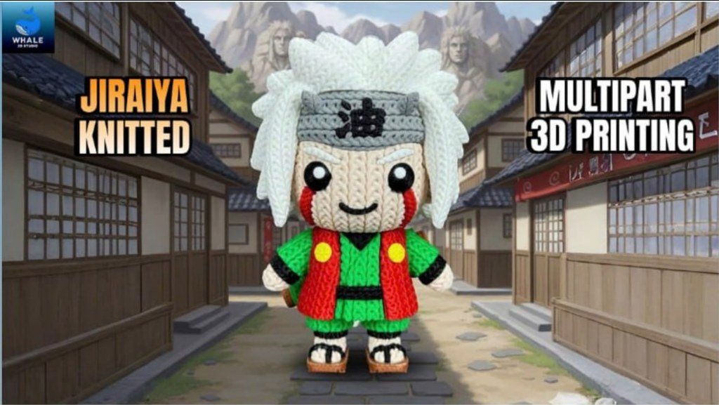 Jiraiya tejido multipartes