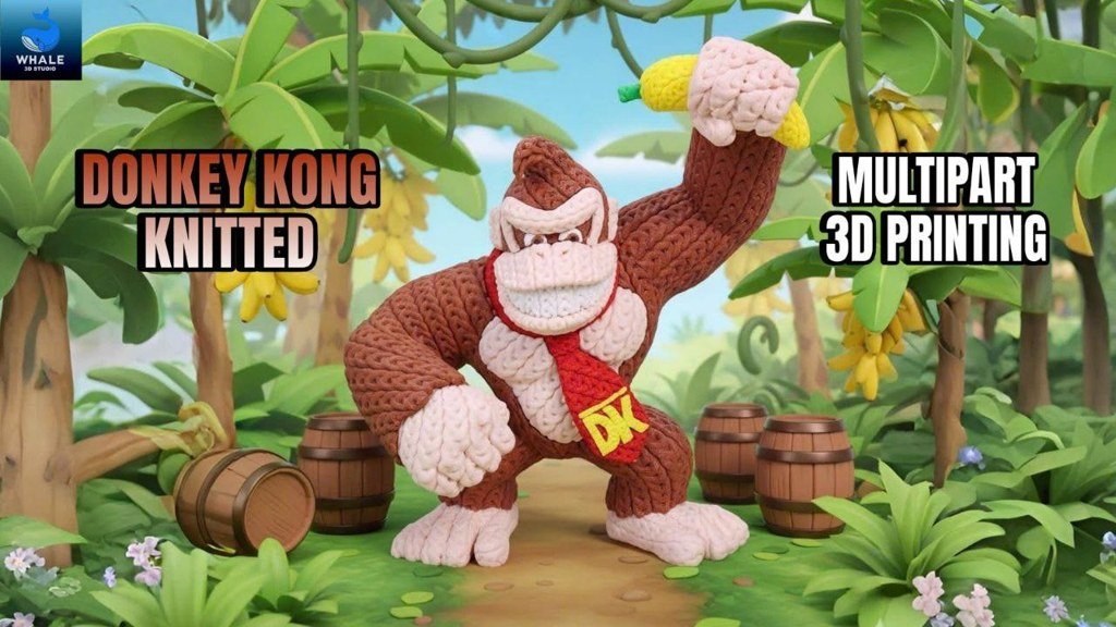 [BN3D-001278] Donkey Kong tejido multipartes