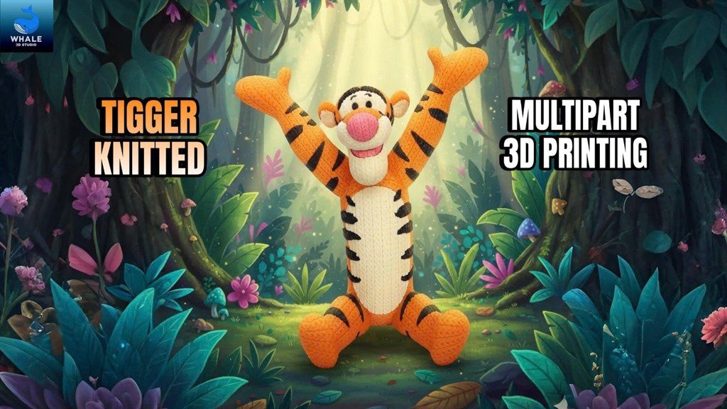 Tigger Tejido Multipart