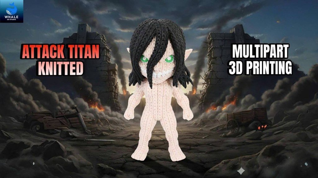 Attack Titan tejido multiparte
