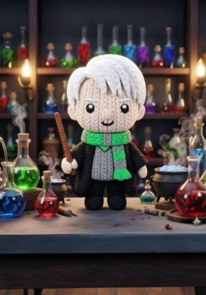 Draco Malfoy tejido multipartes