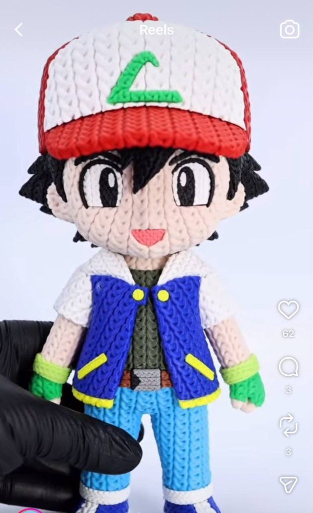 Ash tejida en varias partes