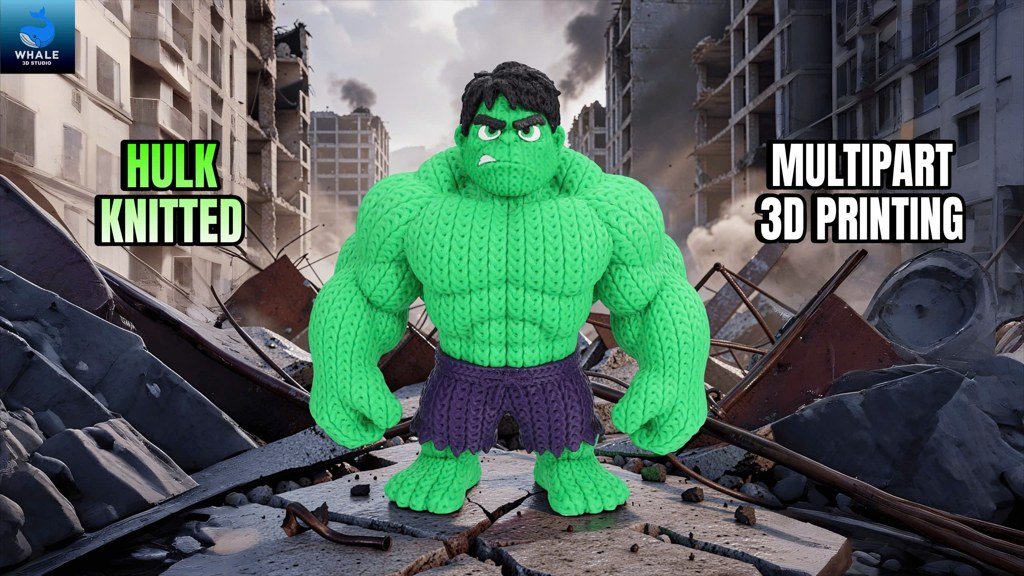 [BN3D-001313] Hulk tejido multipart