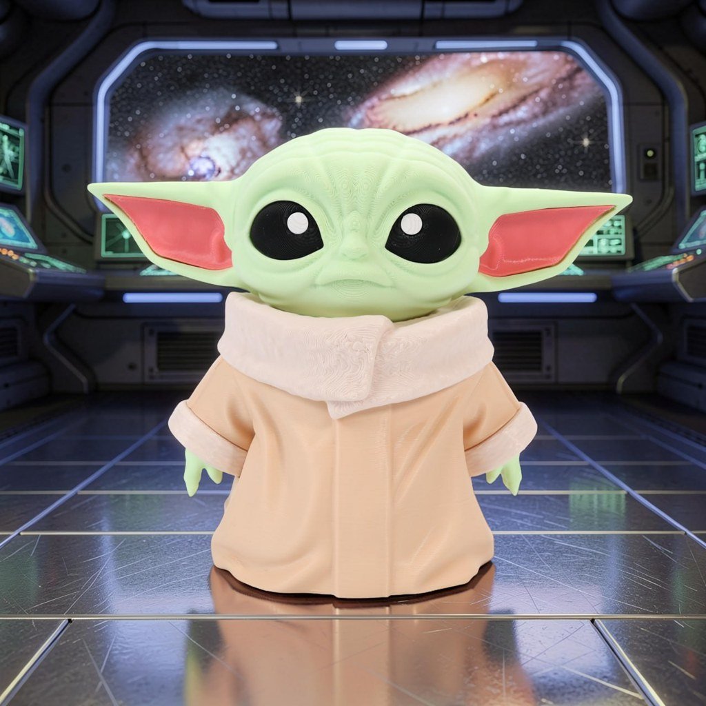 [BN3D-001319] Baby Yoda multipart 100% escala