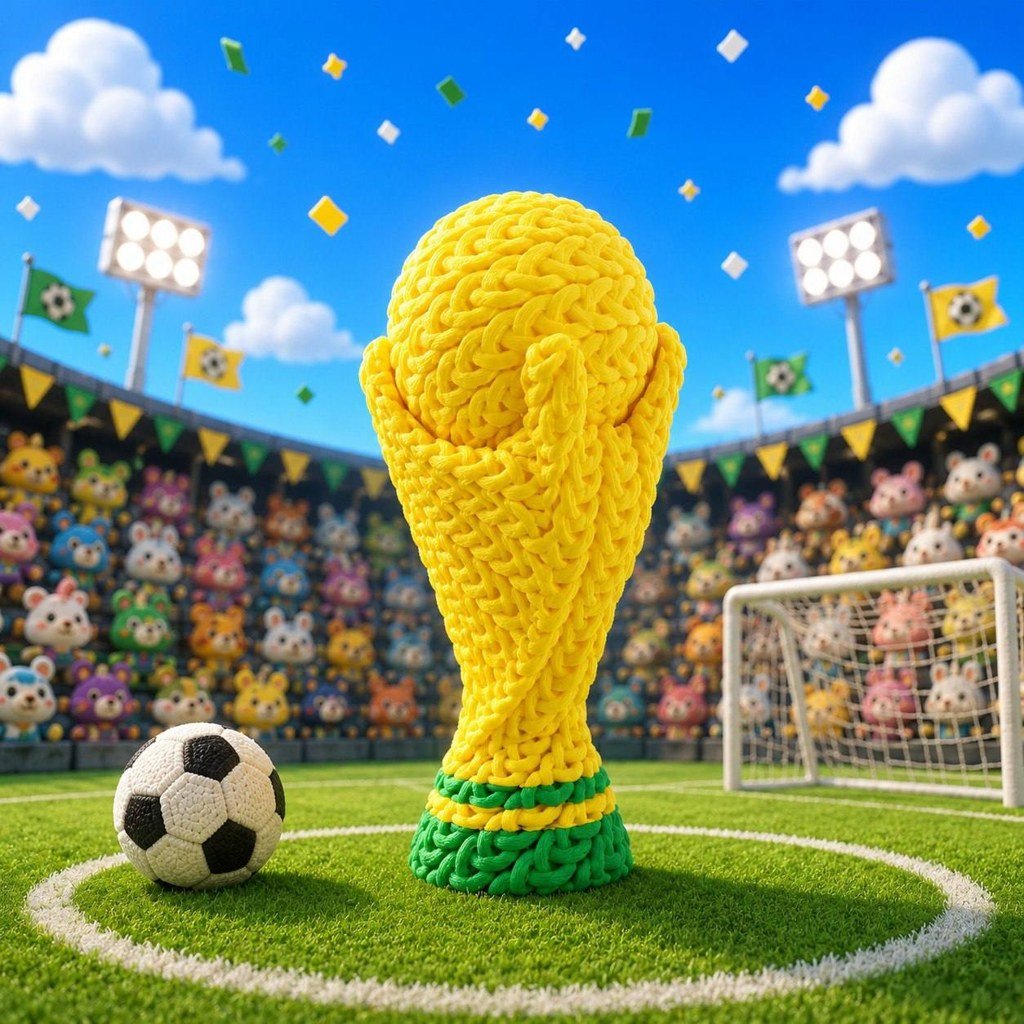 Copa Champion tejida a escala 100%