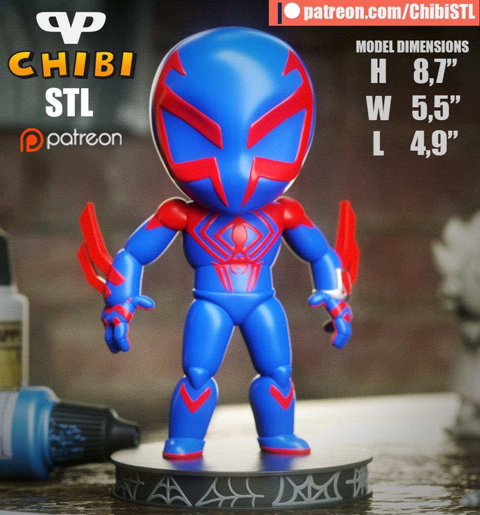 [BN3D-001386] Spider-Man 2099 Chibi