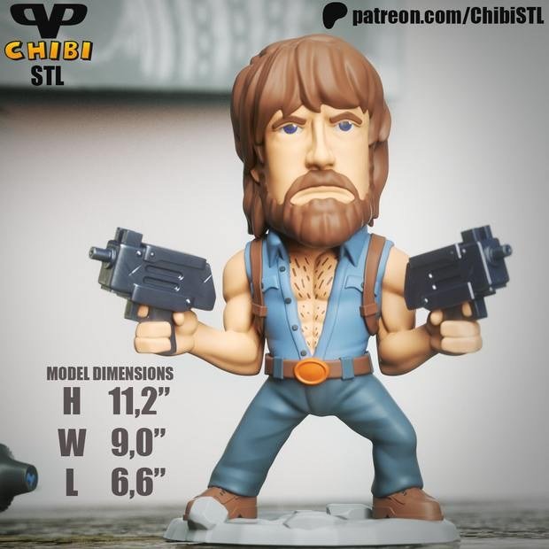 Chuck Norris Chibi