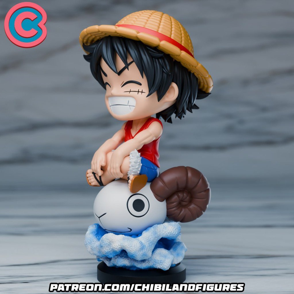 [BN3D-001407] Figuras Chibi de Luffy