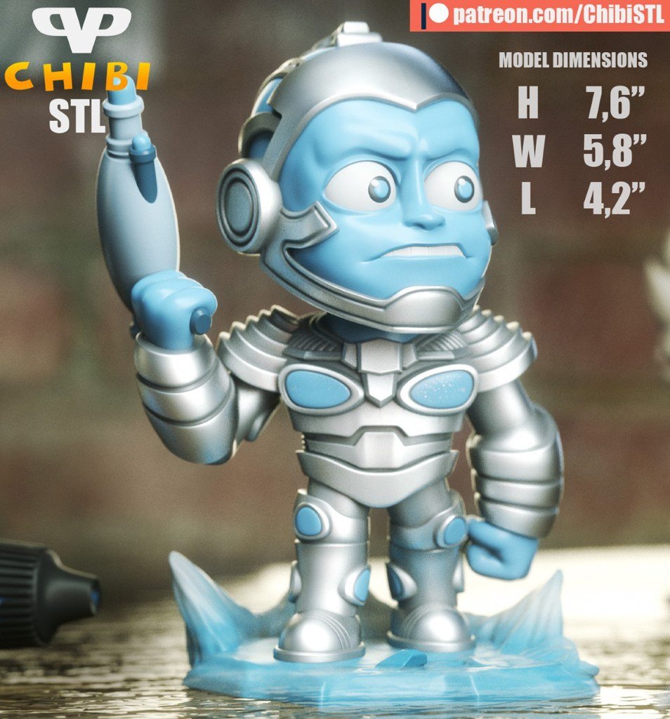 Mr. Freeze Arnold Chibi