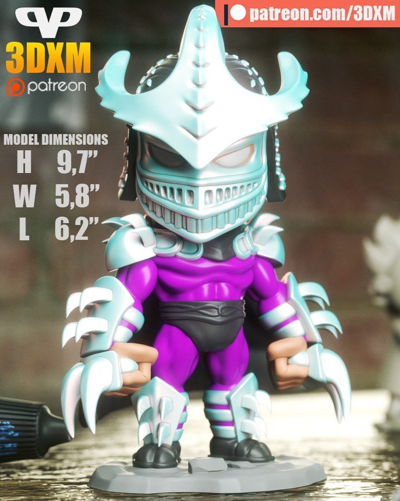 Super Shredder Chibi