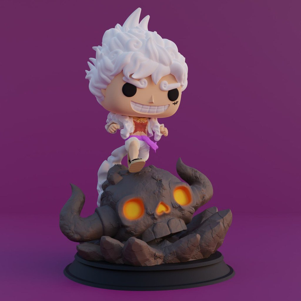 [BN3D-001415] Luffy Gear 5 Nika Chibi