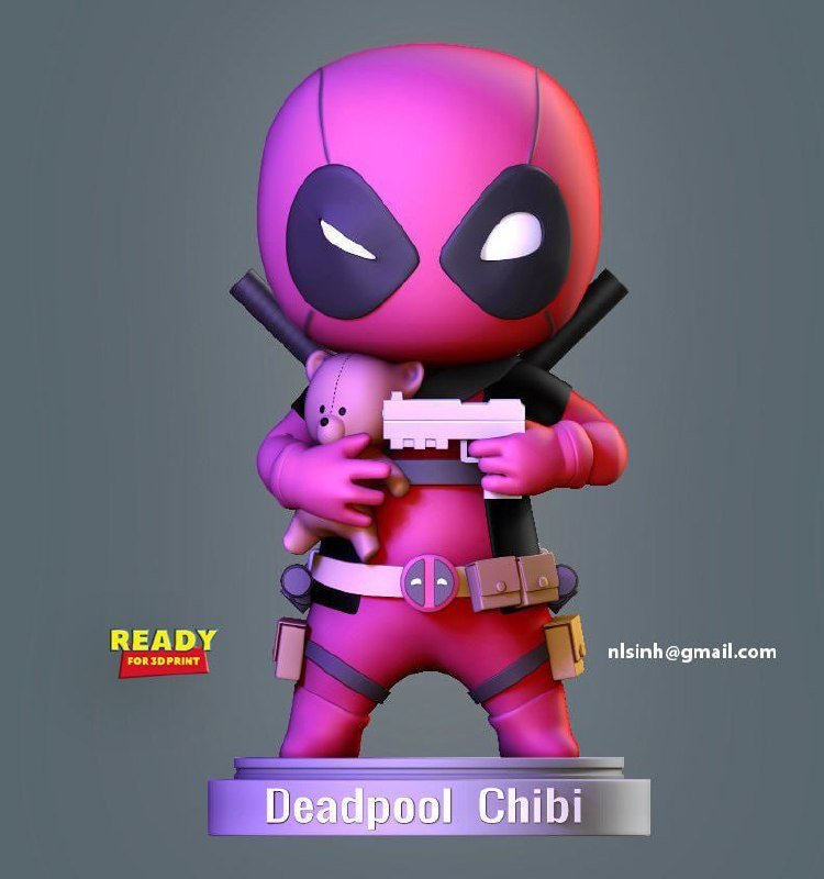 [BN3D-001419] Chibi Deadpool