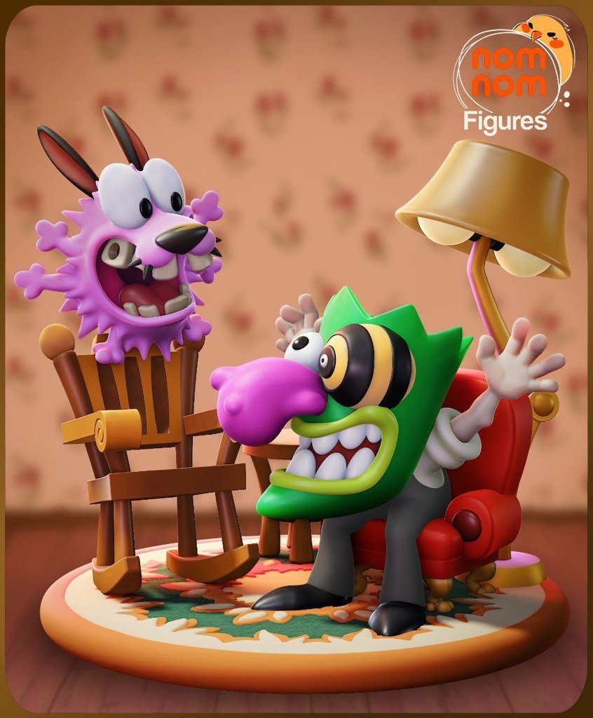 Chibi Courage el perro cobarde