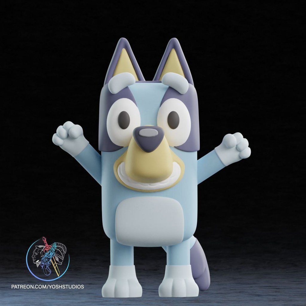 Bluey de tamaño real