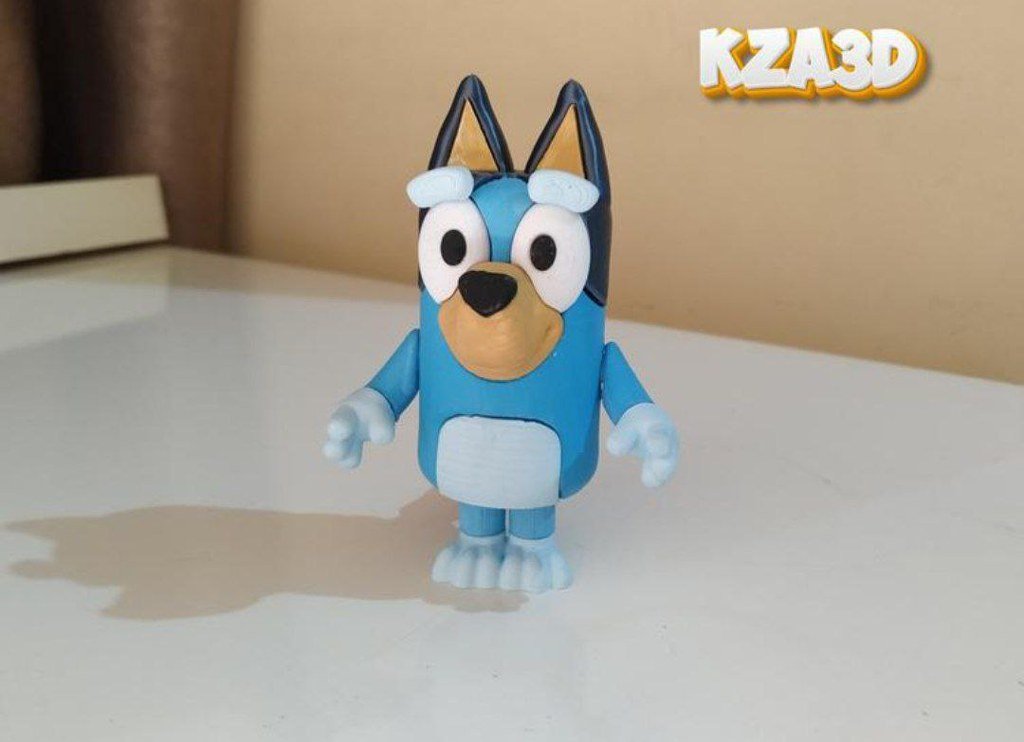 Bluey marioneta articulada