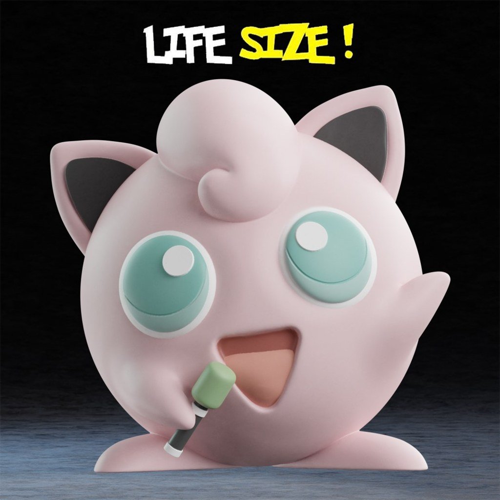Jigglypuff de tamaño real