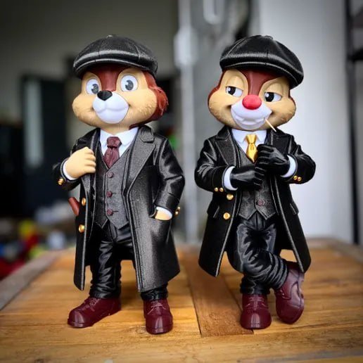[BN3D-001476] Chip y Dale Peaky Blinders Urban Vibes Fan Art
