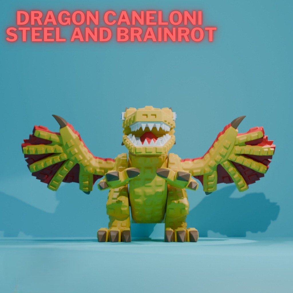 [BN3D-001495] Dragón Canelloni articulado