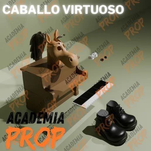 [BN3D-001522] Caballo virtuoso