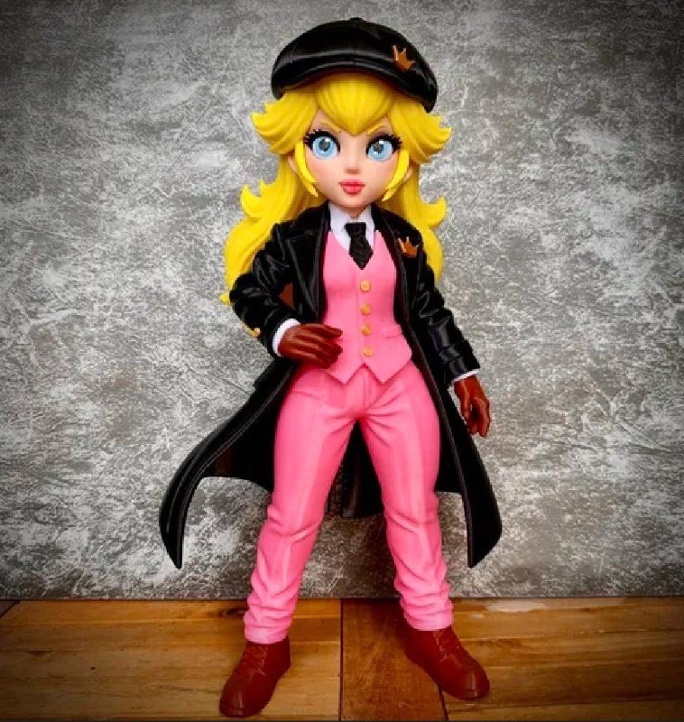 [BN3D-001639] Princesa Peach estilo Peaky Blinders