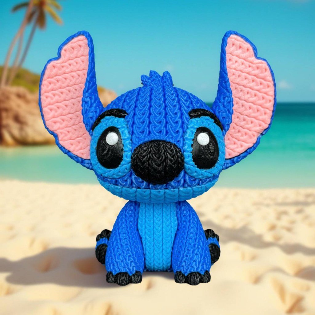 [BN3D-001668] Stitch sentado multipiezas