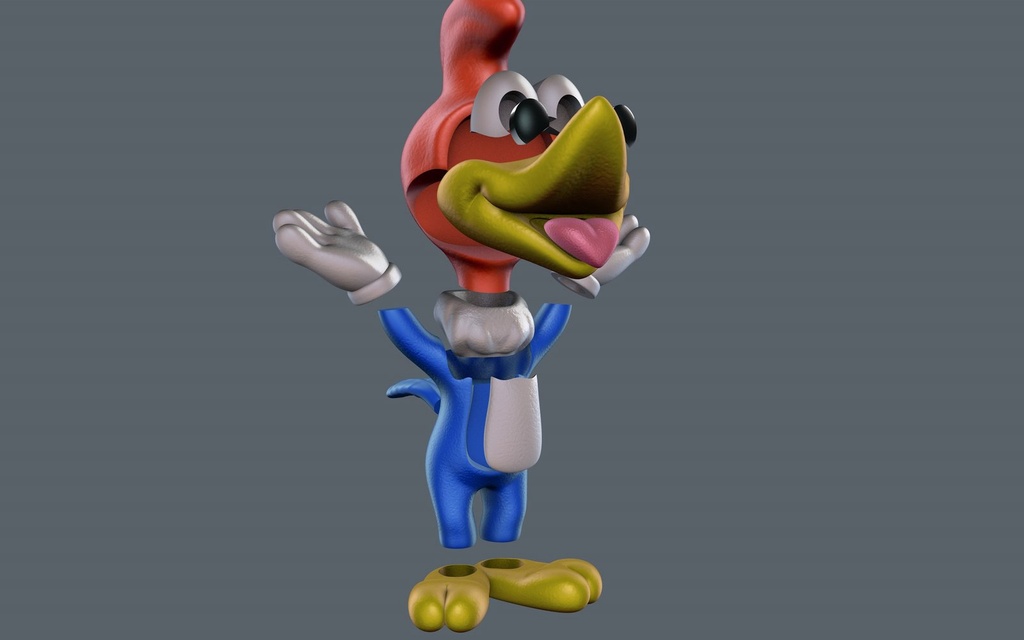 [BN3D-900062] Woody Pajaro Loco