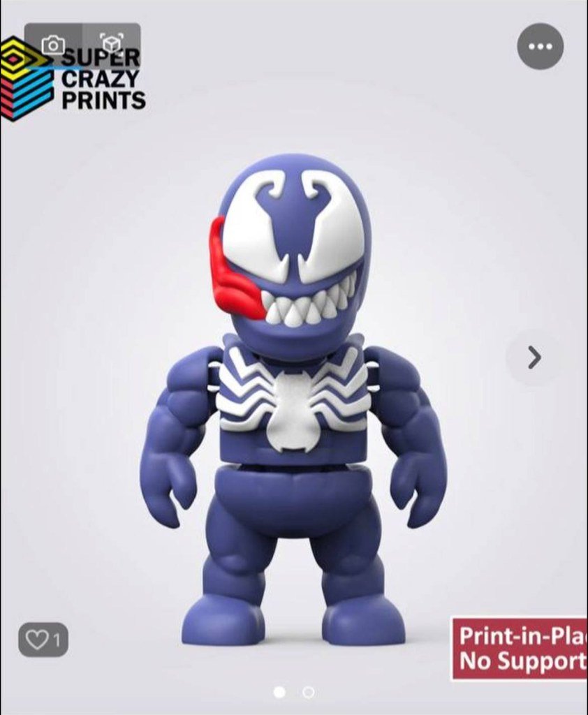 [BN3D-000016] Venom Flexible Articulado