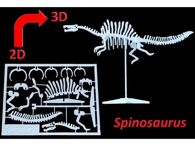 [BN3D-000019] Kit Card Spinosaurus